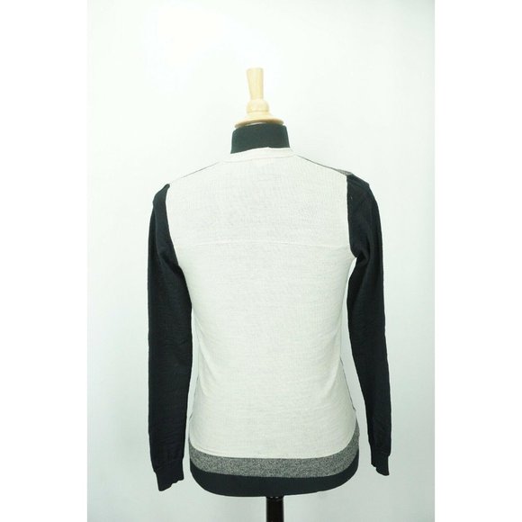 S.N.S. Herning Tri Color Button Up Cardigan Wool S - Picture 3 of 6